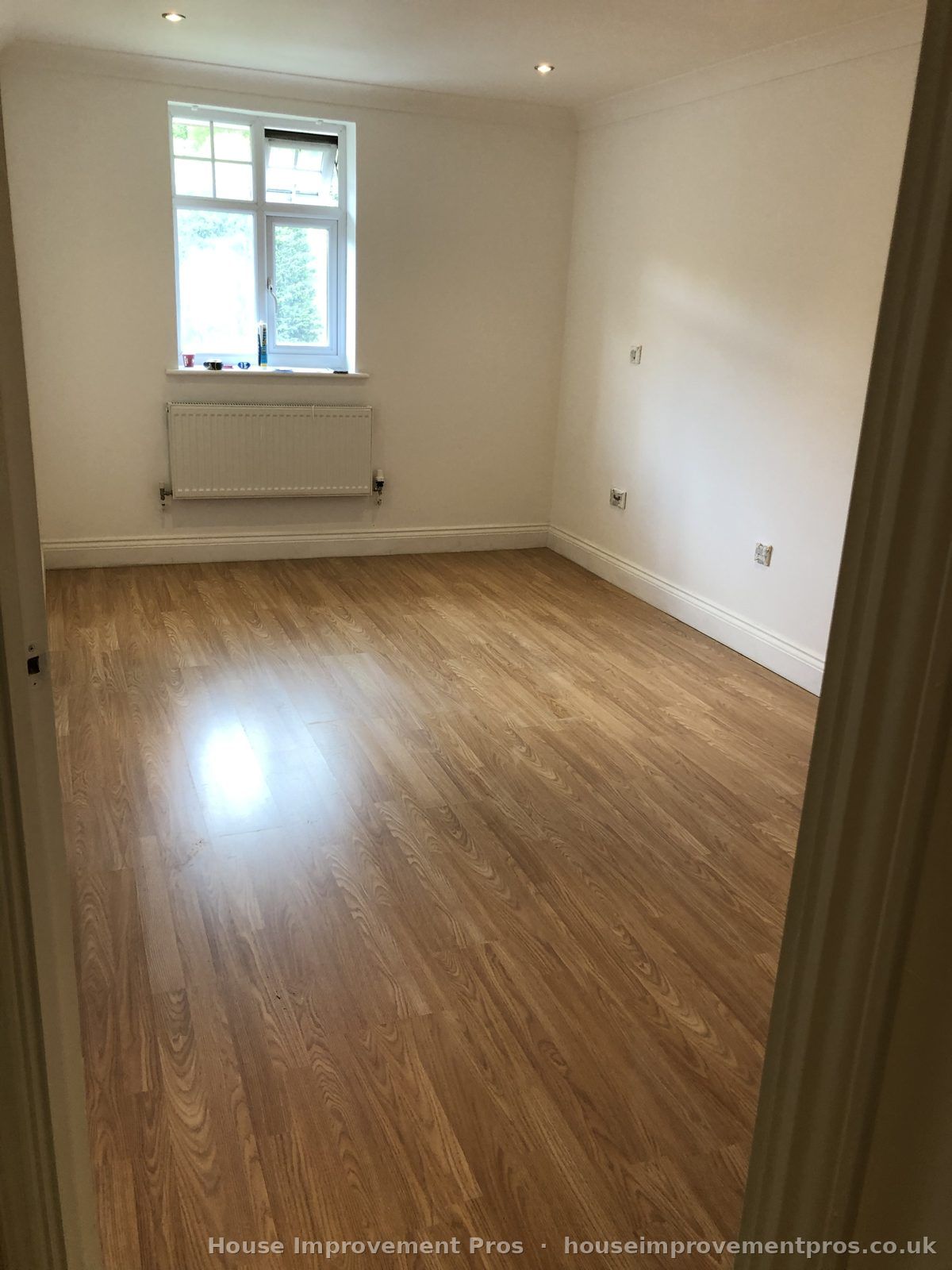 After: completed flooring