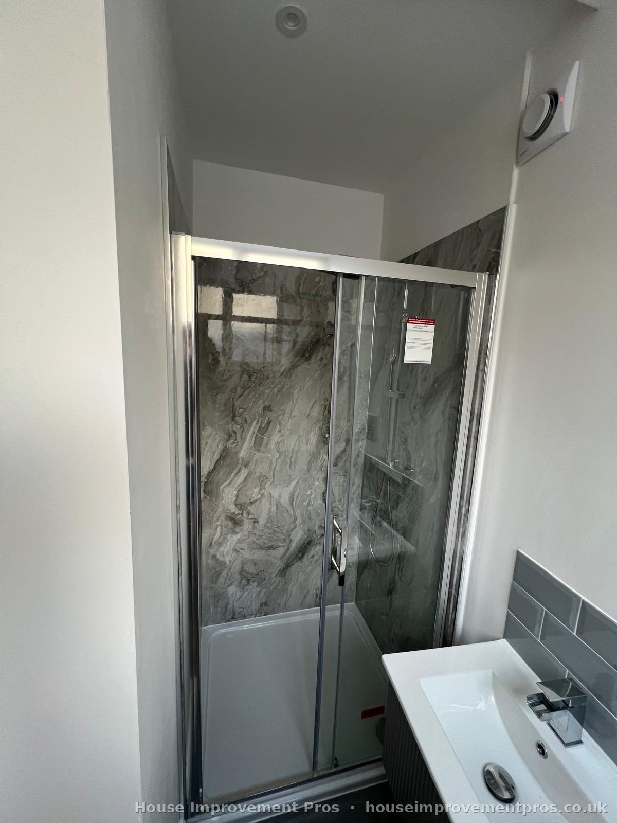 New shower room