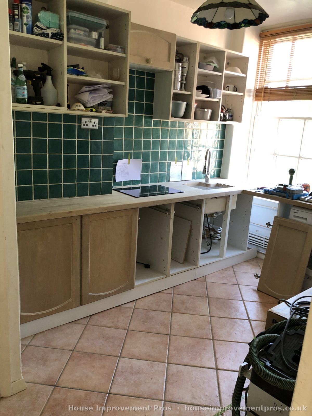 Before: existing kitchen