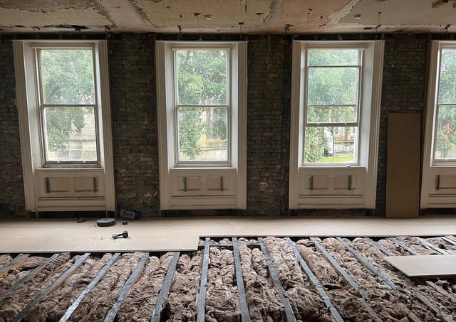 Property stripped back at the start of a full refurbishment
