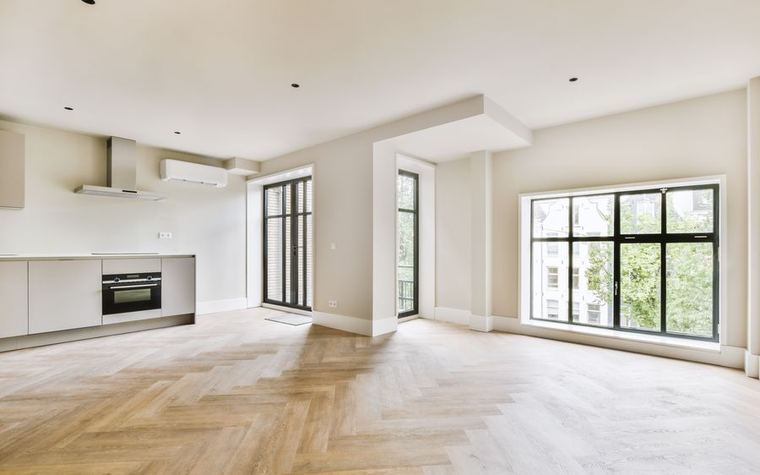 Converted apartment interior, ready for handover